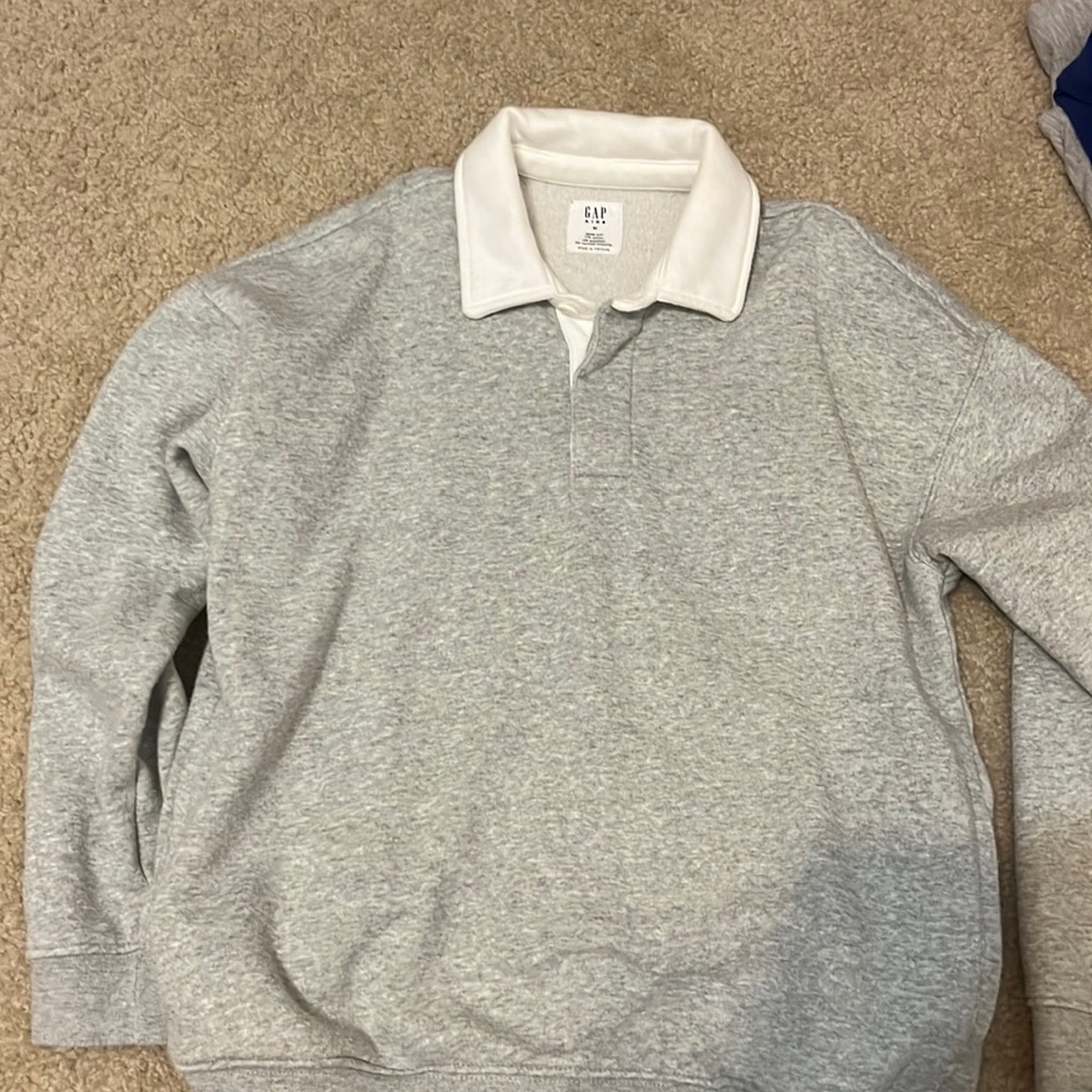 Gap kids collar sweatshirt size M